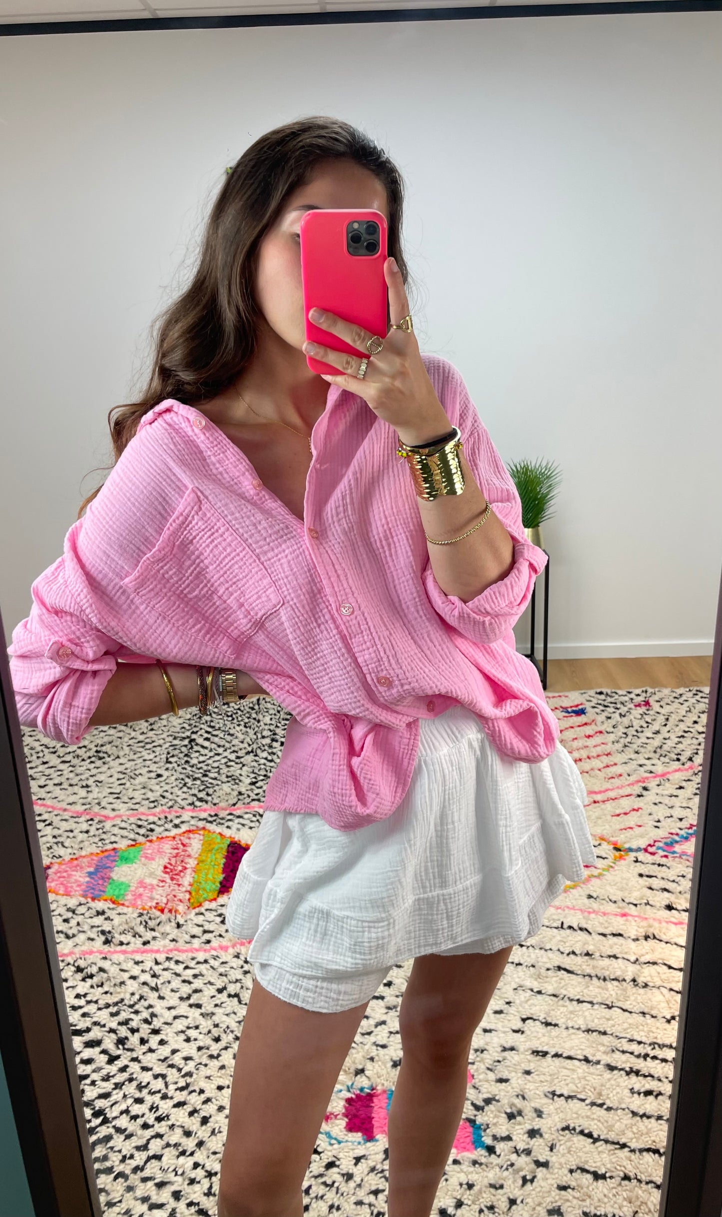 Chemise Lola rose