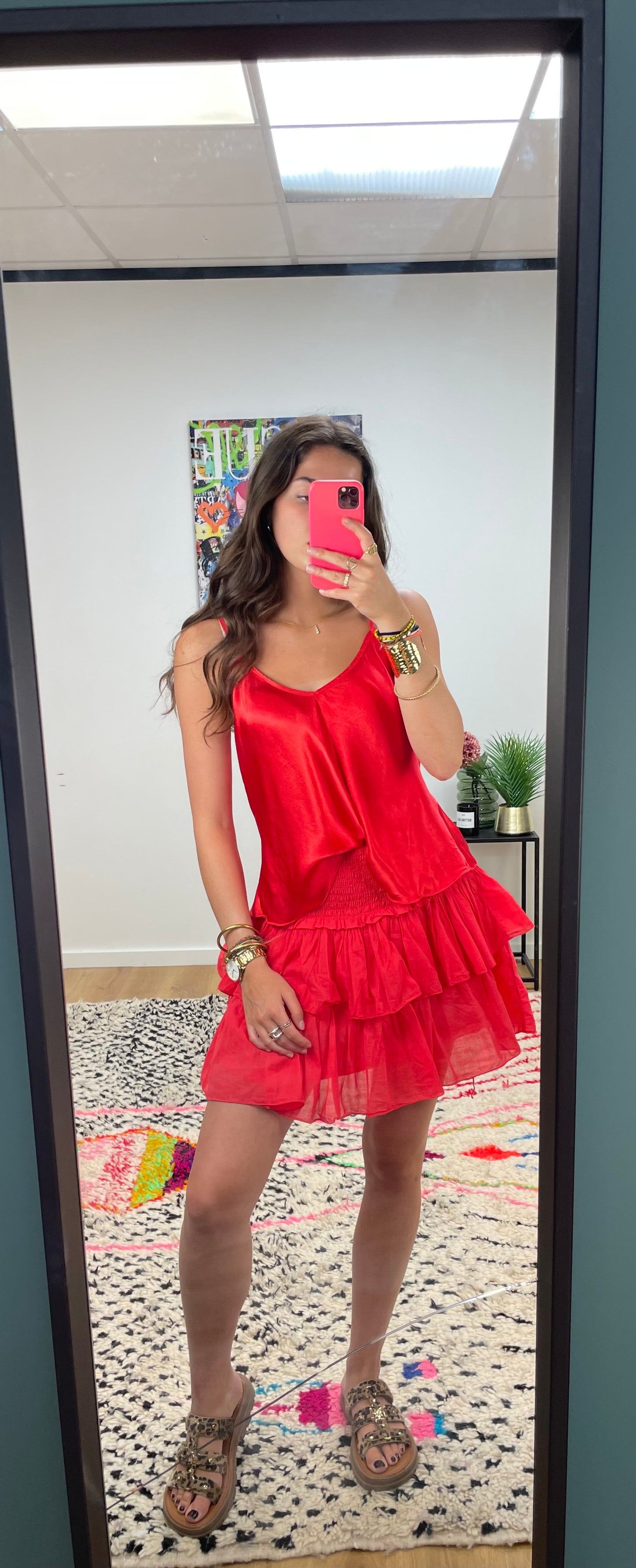 Jupe Maïa Rouge