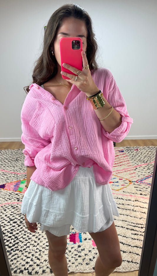 Chemise Lola rose