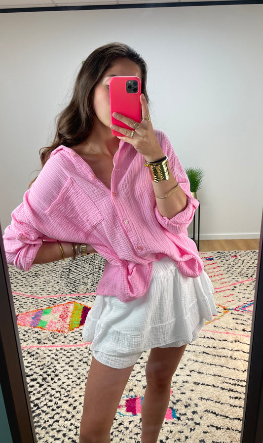Chemise Lola rose